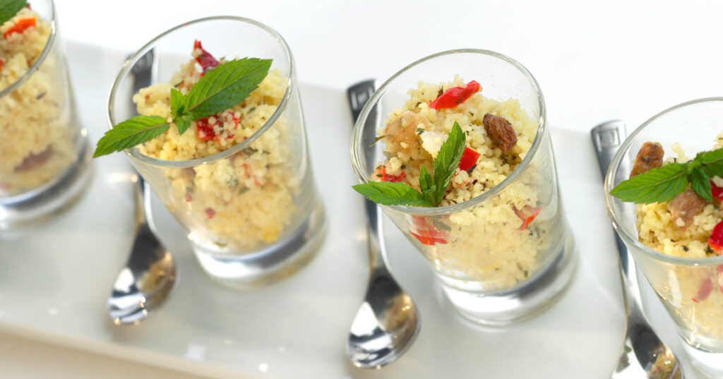 Taboule für ein Kongress-Catering